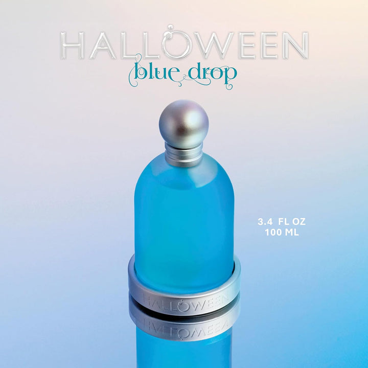 Halloween Blue Drop, Eau de Toilette für Frauen, holziger Duft, 100ml Zerstäuber 100 ml (1er Pack),