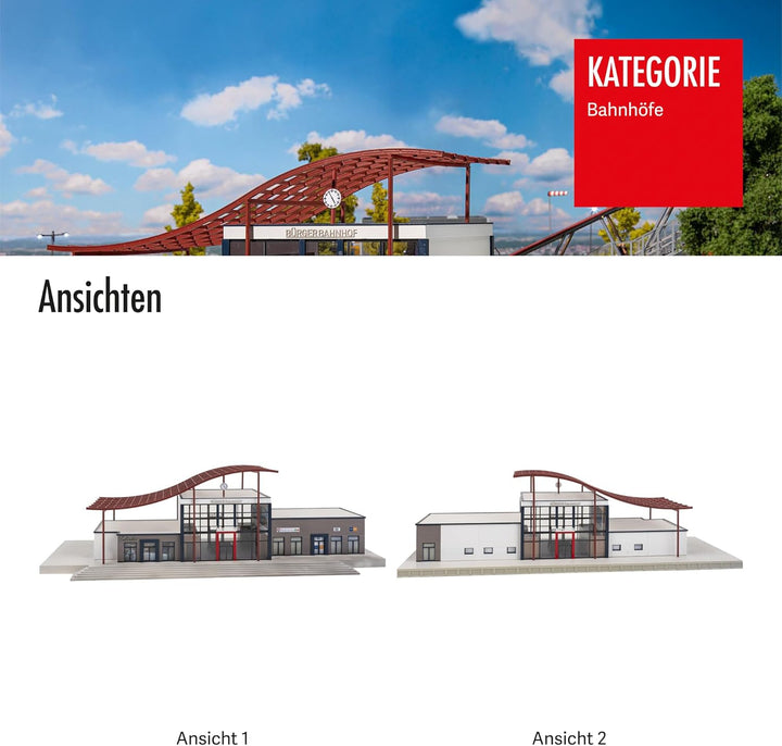 Faller 110128 Bürgerbahnhof Winterberg, One Size