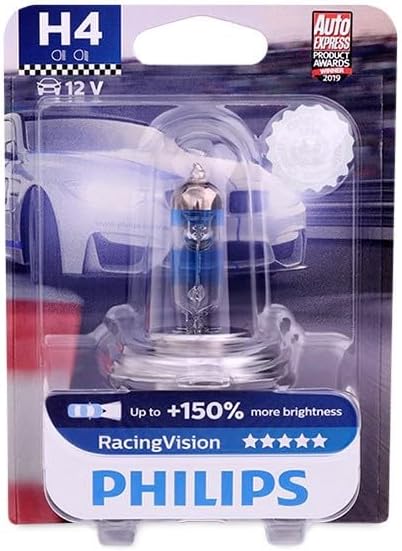 Philips RacingVision +150% H4 Scheinwerferlampe 12342RVB1, Einzelblister