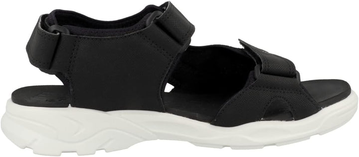 ECCO Jungen Biom Raft Flat Sandal 27 EU Schwarz, 27 EU Schwarz
