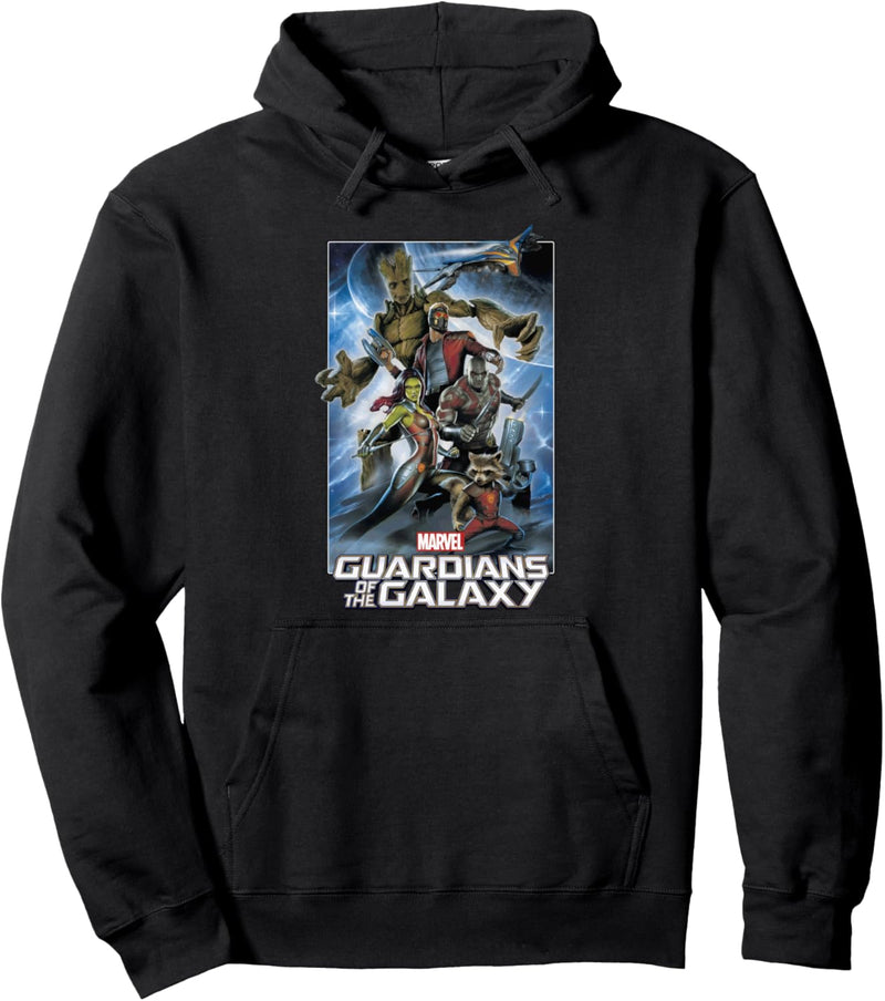 Marvel Guardians Of The Galaxy Comic Themed Framed Poster Pullover Hoodie