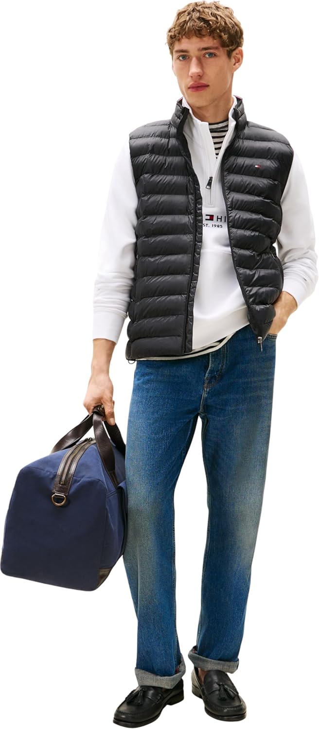Tommy Hilfiger Herren Weste Steppweste XS Black (Black), XS Black (Black)