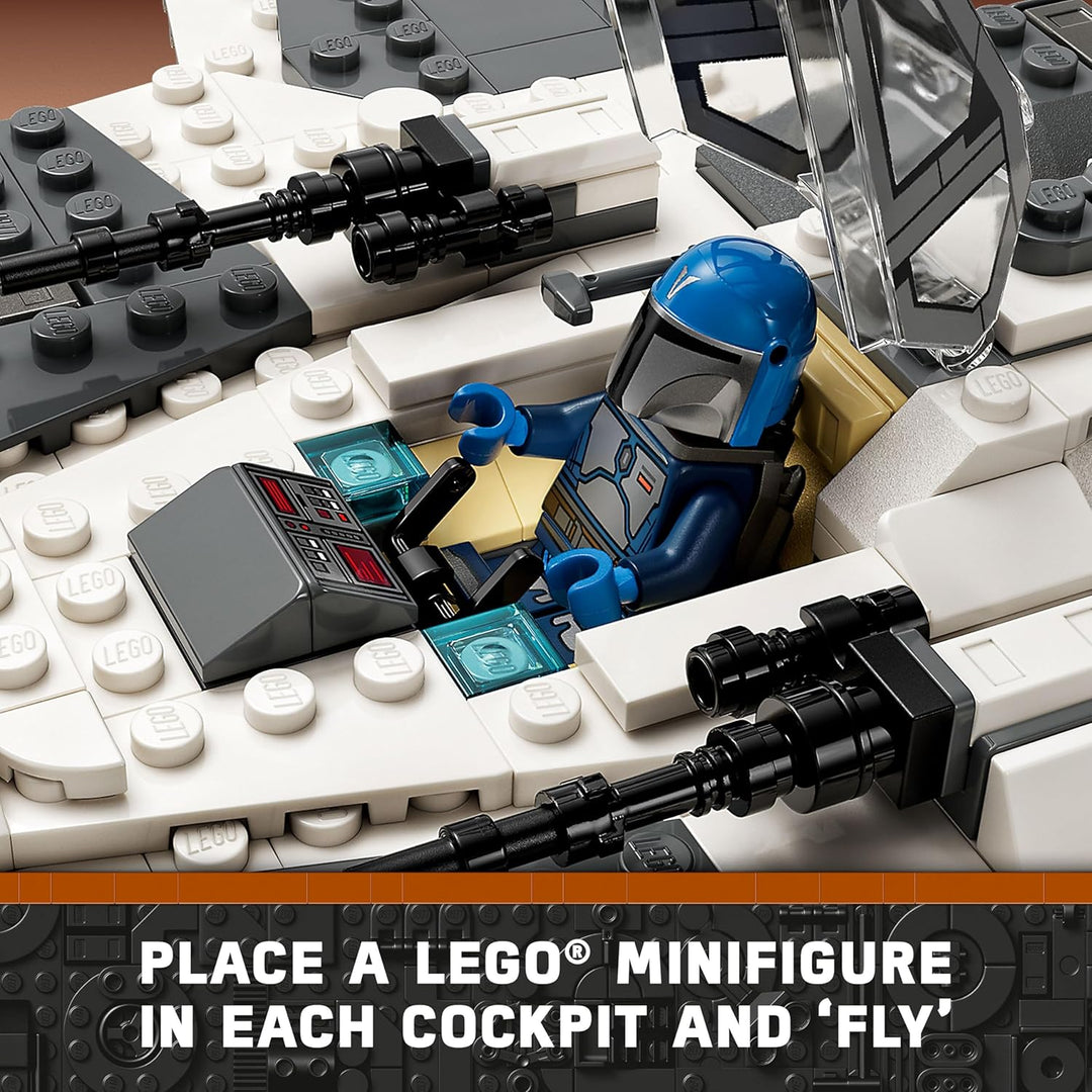 Lego Star Wars Mandalorian Fang Fighter vs. TIE Interceptor 75348 Building Toy Set, Perfect Star War