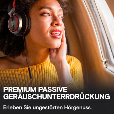 ARTIX CL750 On Ear Kopfhörer mit Kabel, Mikrofon & Lautstärkeregler – Bügelkopfhörer für PC, Handy u