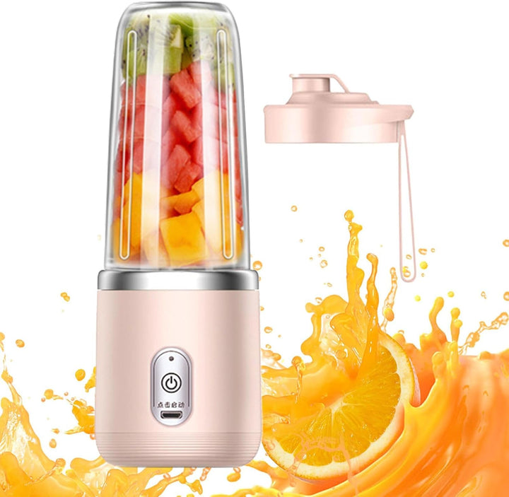 Einzelbecher Mixer - Tragbarer Mixer Kabellos - Persönlicher für Shakes,für Fitnessbüro Wohnung Reis