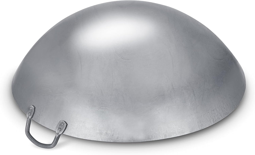 Craft Wok Extra Large 21-Zoll (53 cm) Schwere Kanton Stil Handgehämmerte Karbonstahl Wok (Runder Bod