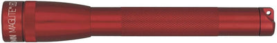 Mag-Lite SP2203HF Mini Maglite 2AA Multimode Hochleistungs-LED-Taschenlampe, 17 cm rot inkl. 2 Migno