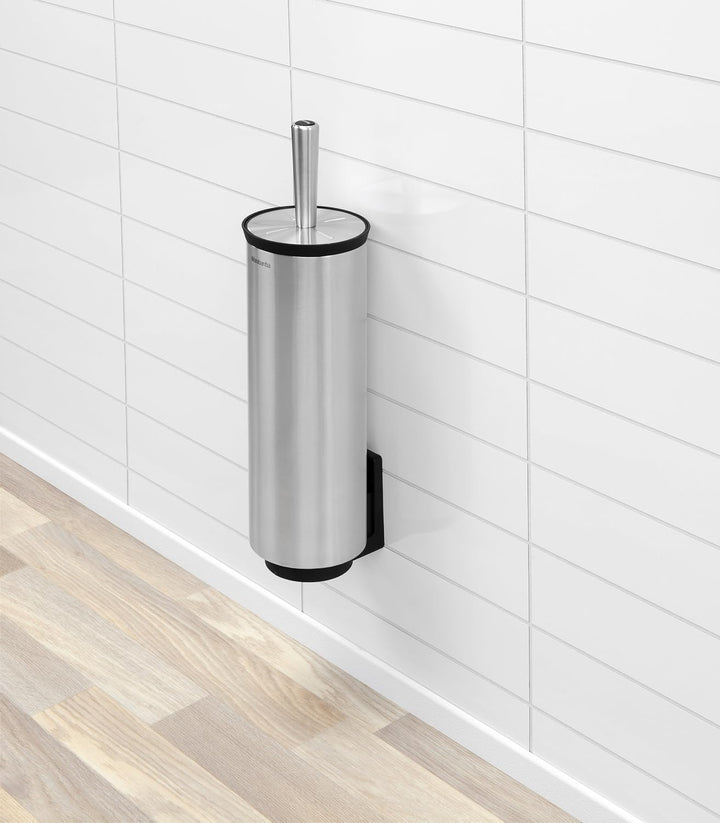 Brabantia Toilettenbürstengarnitur - Matt Steel Matt Steel Toilettenbürste und Halter, Matt Steel To