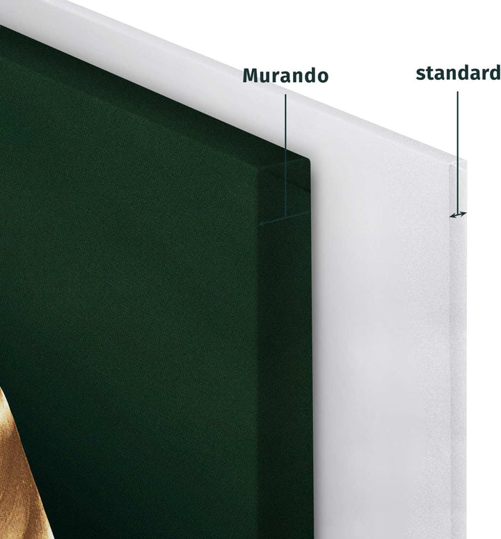 murando - Bilder goldene Blätter 200x80 cm Vlies Leinwandbild 5 Teilig Kunstdruck modern Wandbilder