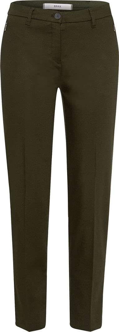 BRAX Damen Style Maron Chino Uni Hose 34W / 30L Dark Olive, 34W / 30L Dark Olive