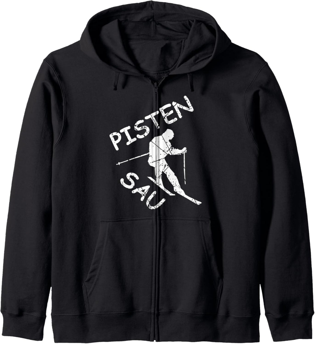 Ski fahren Winter Schnee Berge Geschenk Kapuzenjacke