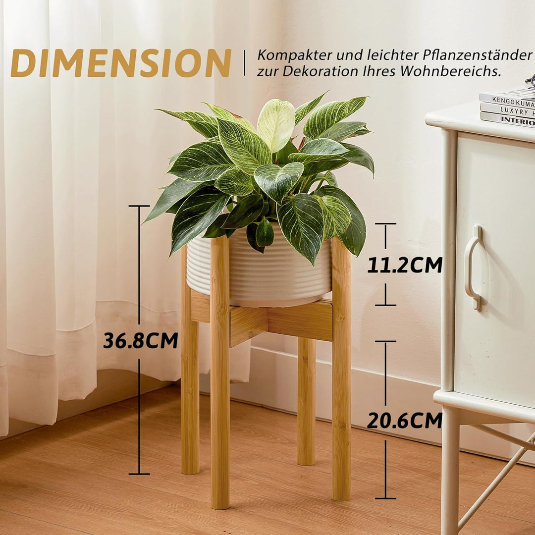 Bamworld blumenhocker outdoor blumenständer Bambus pflanzenhocker indoor blumentreppe outdoor wetter
