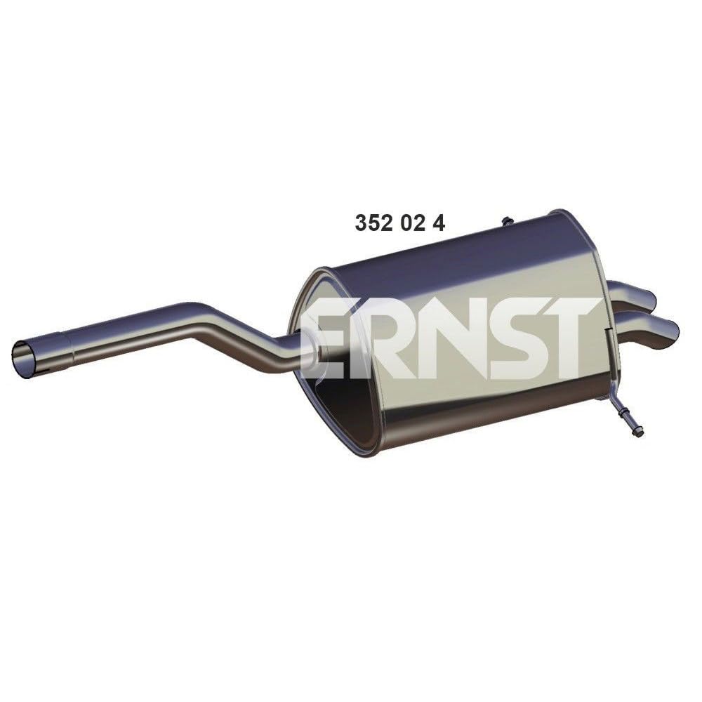 Auspuff Endschalldämpfer Auspuffanlage Endtopf original ERNST (352024) 1050mm