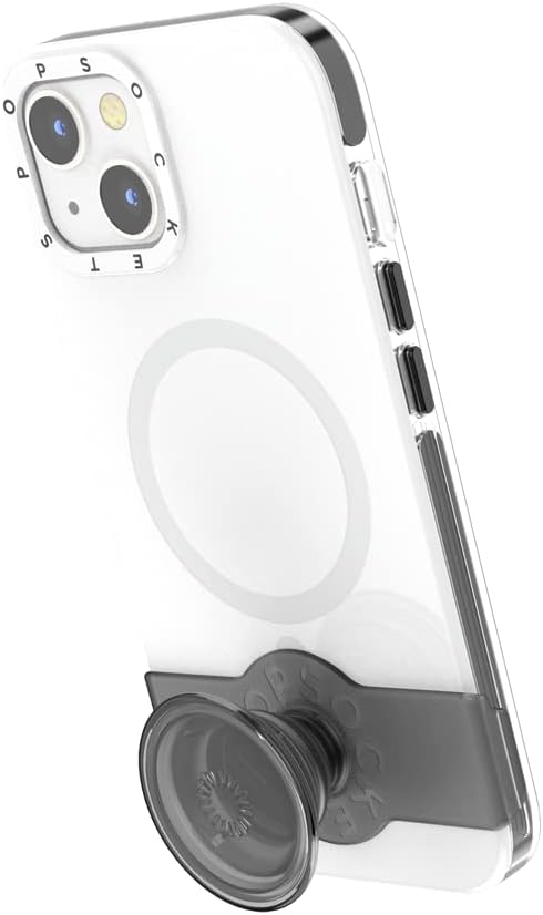 PopSockets: PopCase Kompatibel mit Magsafe - Hülle für iPhone 13 mit Abnehmbarem PopGrip Slide Socke