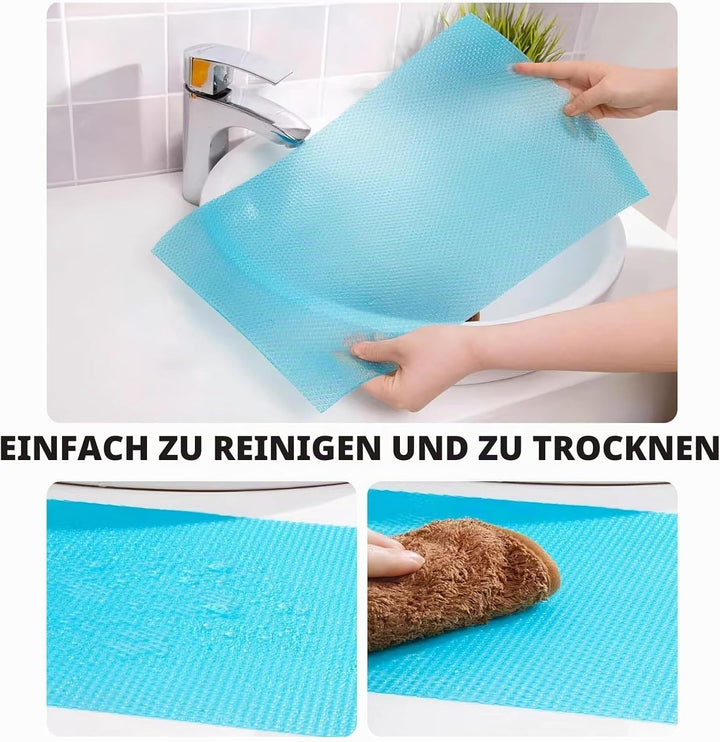 Anti-Frost-Matte für Kühlschrank und Gefrierschrank – Langlebige Schutzmatte gegen Eisbildung, Blau,