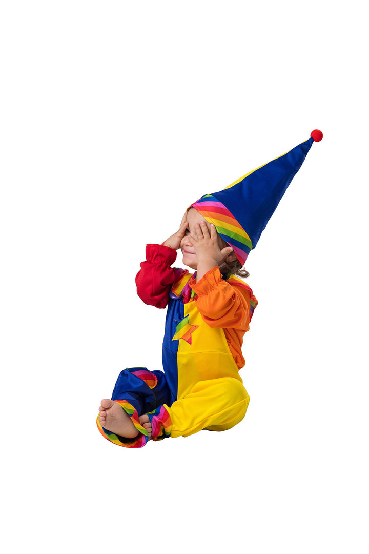 Dress Up America Süsser süsser süsser Clown Buntes Kostüm 6-12 Monate (Taille 69 cm, Grösse 74 cm),