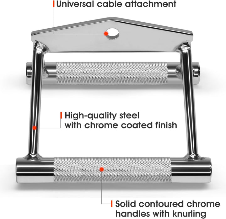 Yes4All Deluxe T-Bar Row Plattform - 360° schwenkbar - Passend für 1" Standard und 2" Olympiastangen