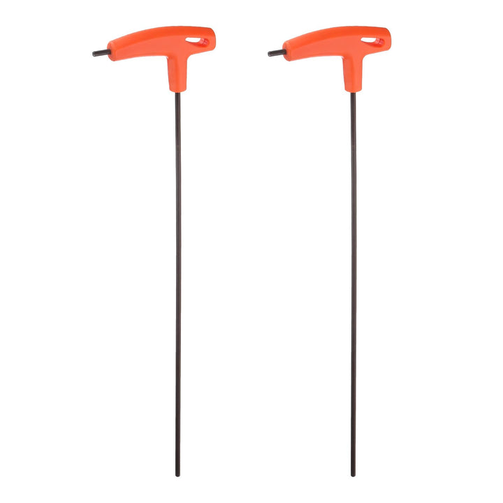 QUARKZMAN 2 Stück 4mm Innensechskantschlüssel T-Griff Schlüssel mit Flachkopf, Metrisch Länge 350mm
