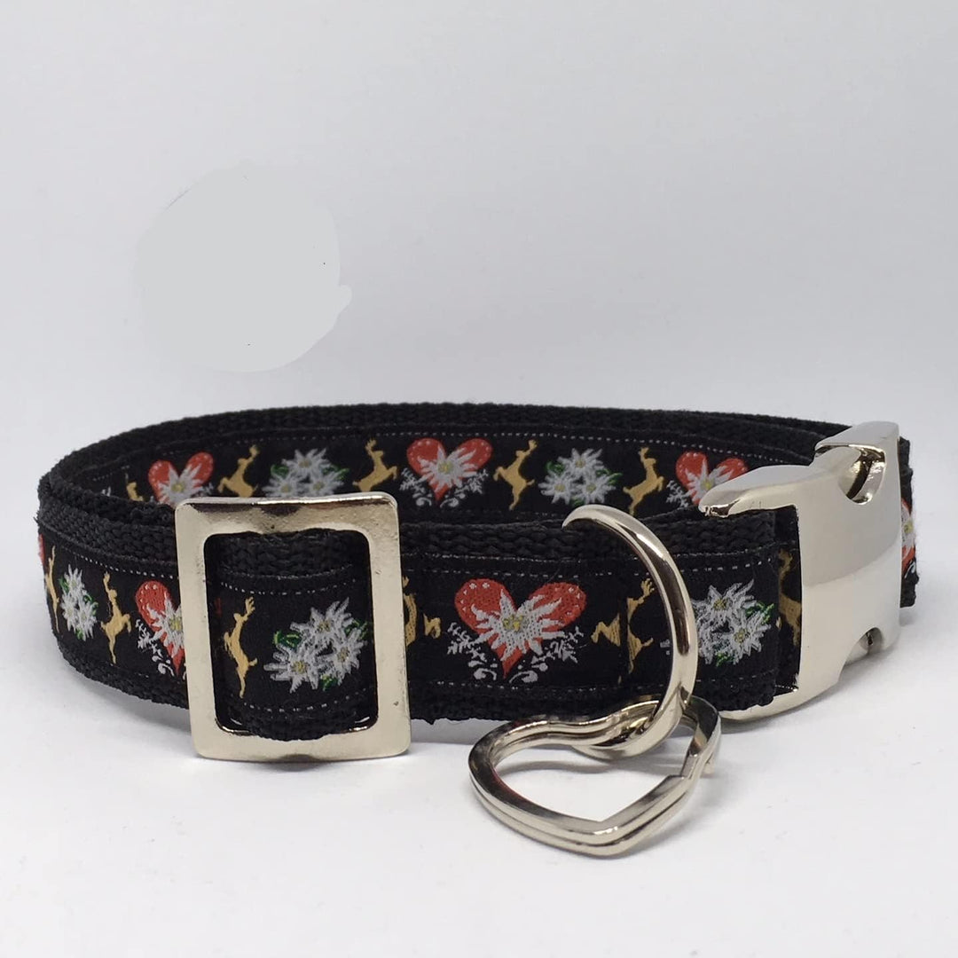 Jimmy und Katz Hundehalsband Trachtenkitz 35-58cm x 2,5cm