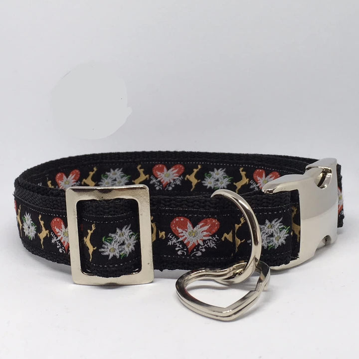 Jimmy und Katz Hundehalsband Trachtenkitz 35-58cm x 2,5cm