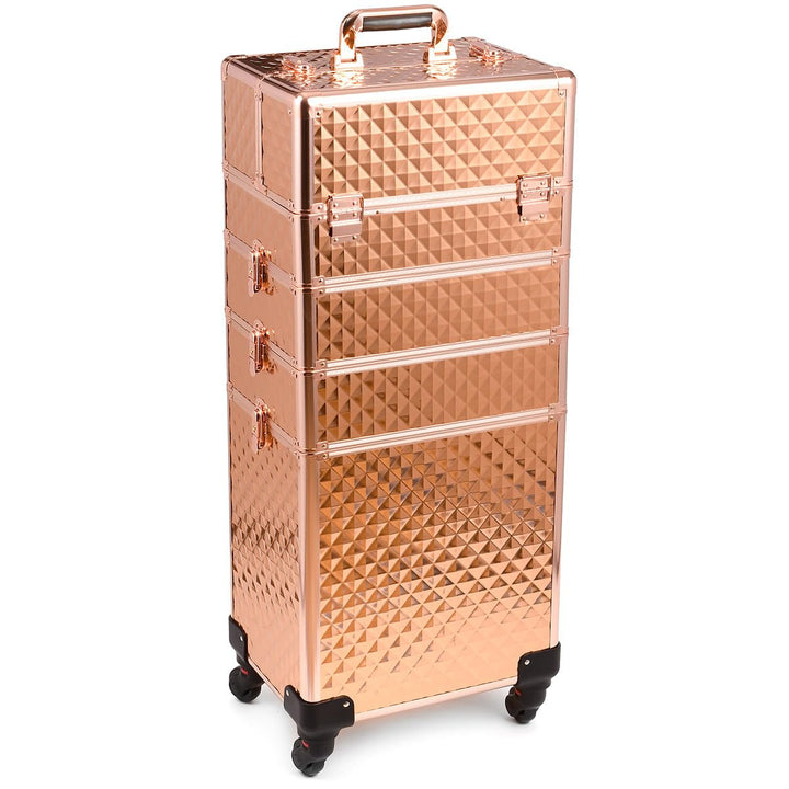 SEVICO Kosmetikkoffer Schminkkoffer Beauty Make-up Case Multikoffer professioneller Make-up Rollkoff