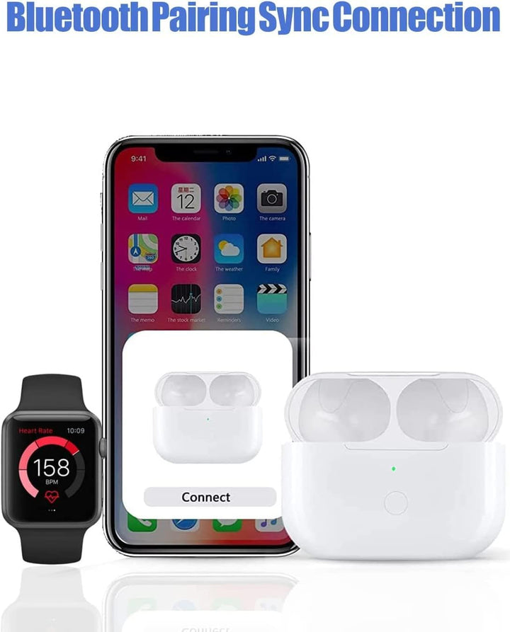 Kabellose Ladecase für Air Pods Pro und Air Pods Pro 2, Wireless Charging Case Original Ersatz Repla
