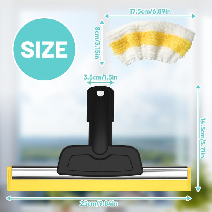 Fensteraufsatz für Kärcher SC1/ SC2/ SC3/ SC4/ SC5/ SC7/ CTK10/20, Dampfreiniger Fensterdüse Ersatz-
