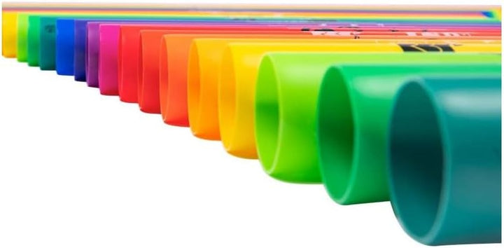 FUZEAU - 3460 – Diatonische Alt-Boomwhacker-Röhren – aus feinem Kunststoff von 30 cm bis 63 cm – 8 N