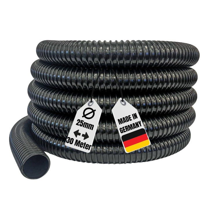 AquaOne Teichschlauch 25 mm 1" 30 Meter I Hochwertiger Teich Schlauch für Garten & Teiche I Teichsch
