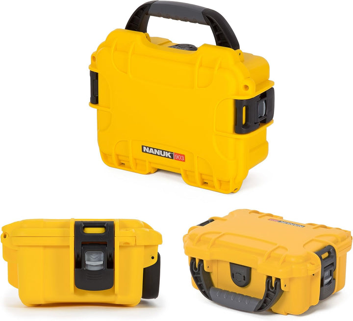 Nanuk 903 Wasserdichter Hartschalenkoffer Mit Plüschschaumeinlage - Gelb Gelb Hartschalenkoffer Hüll