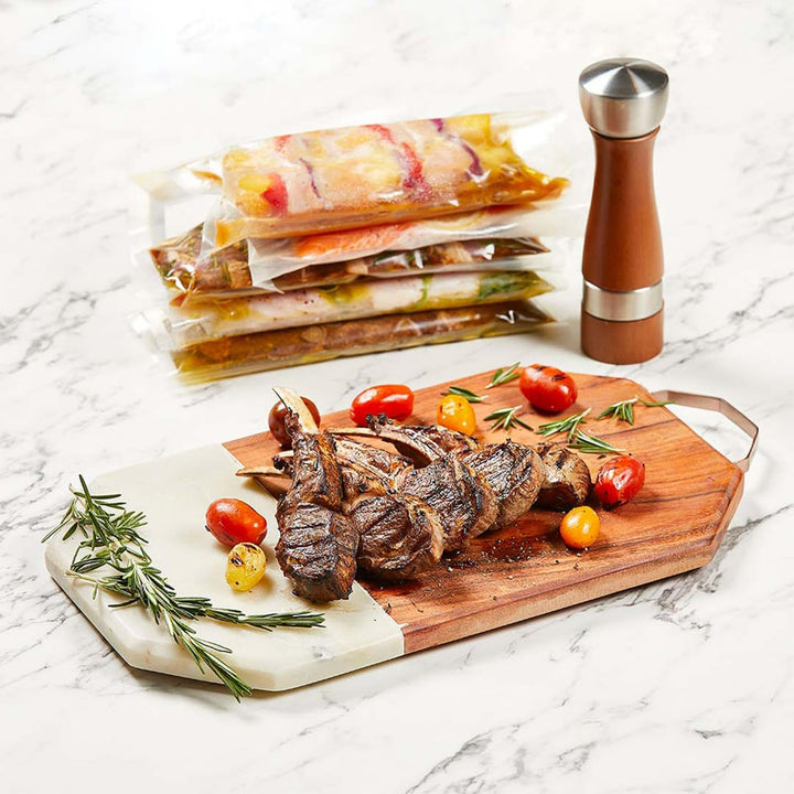 PowerXL Duo NutriSealer MEGA SET - 6in1 Vakuumiergerät - 3 Programme - hält Lebensmittel bis zu 5x l