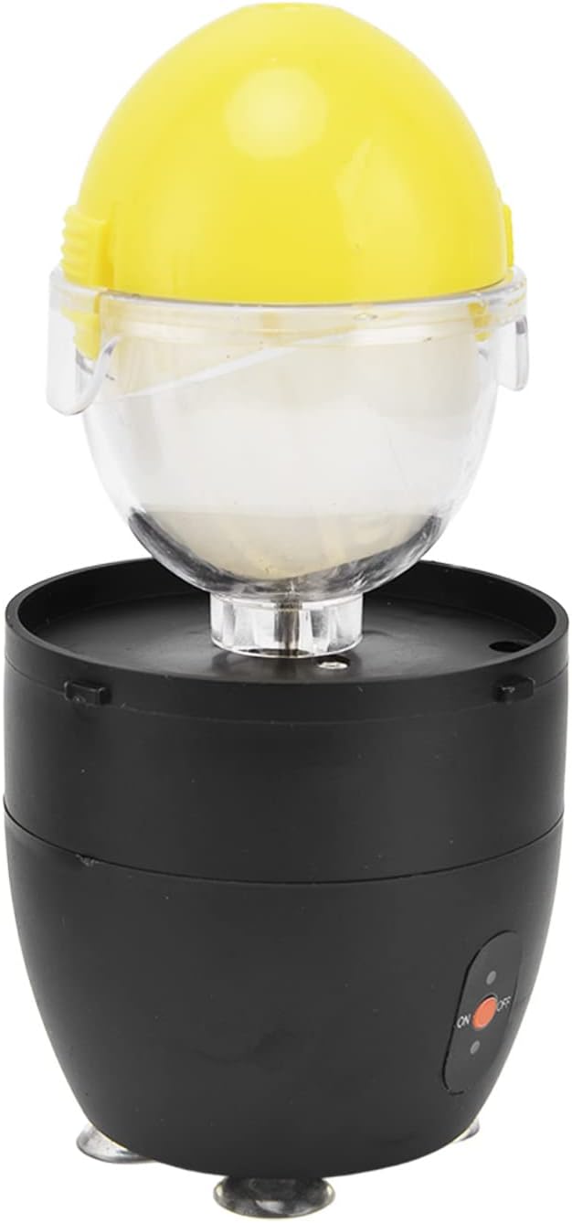Headerbs Elektrischer Egg Scrambler, Golden Egg Shaker Schneebesen Egg Spinner Egg Dotter Mixer Gold