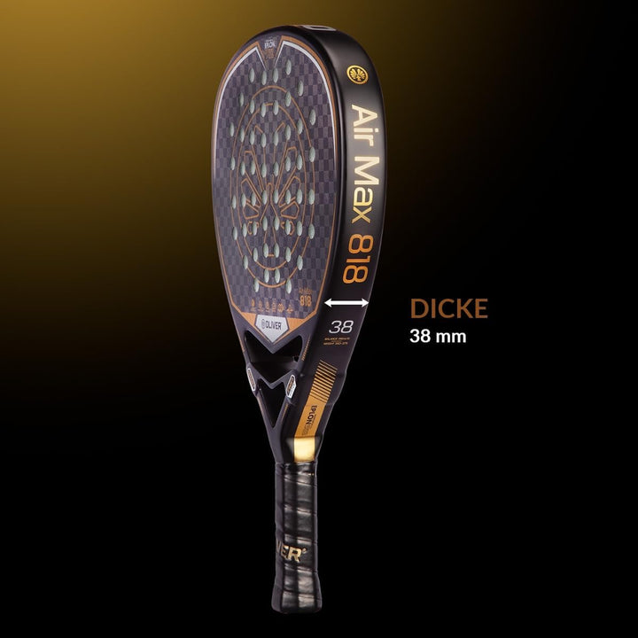 Oliver Padel Schläger Air Max 818 für fortgeschrittene Spieler -Woven EPOLON-K12 - Eva Soft - Diaman