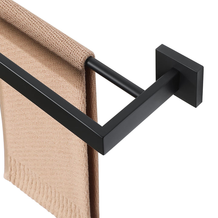 Handtuchhalter Schwarz 80cm Gästehandtuchhalter Handtuchhalter Bad Handtuchstange Wandmontage SUS304