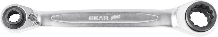 KS Tools 503.4554 4 in 1 GEARplus umschaltbar Doppel-Ratschenringschlüssel, 30x32x34x36mm, 30x32x34x