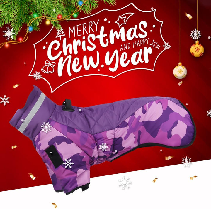 OCSOSO Hundemantel Winter, Hundejacke Hundepullover für Kleine Mittlere Grosse Hunde - Wasserdicht W