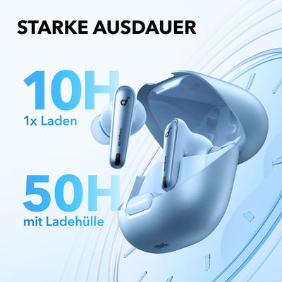 soundcore by Anker Liberty 4 NC Kabellose Earbuds mit Geräuschunterdrückung, 98,5% Noise Cancelling,
