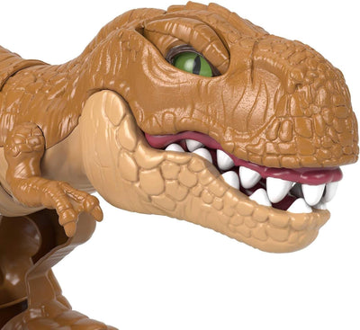 Fisher-Price Imaginext Jurassic World Thrashin Action T Rex dinosaur figure for preschool kids ages