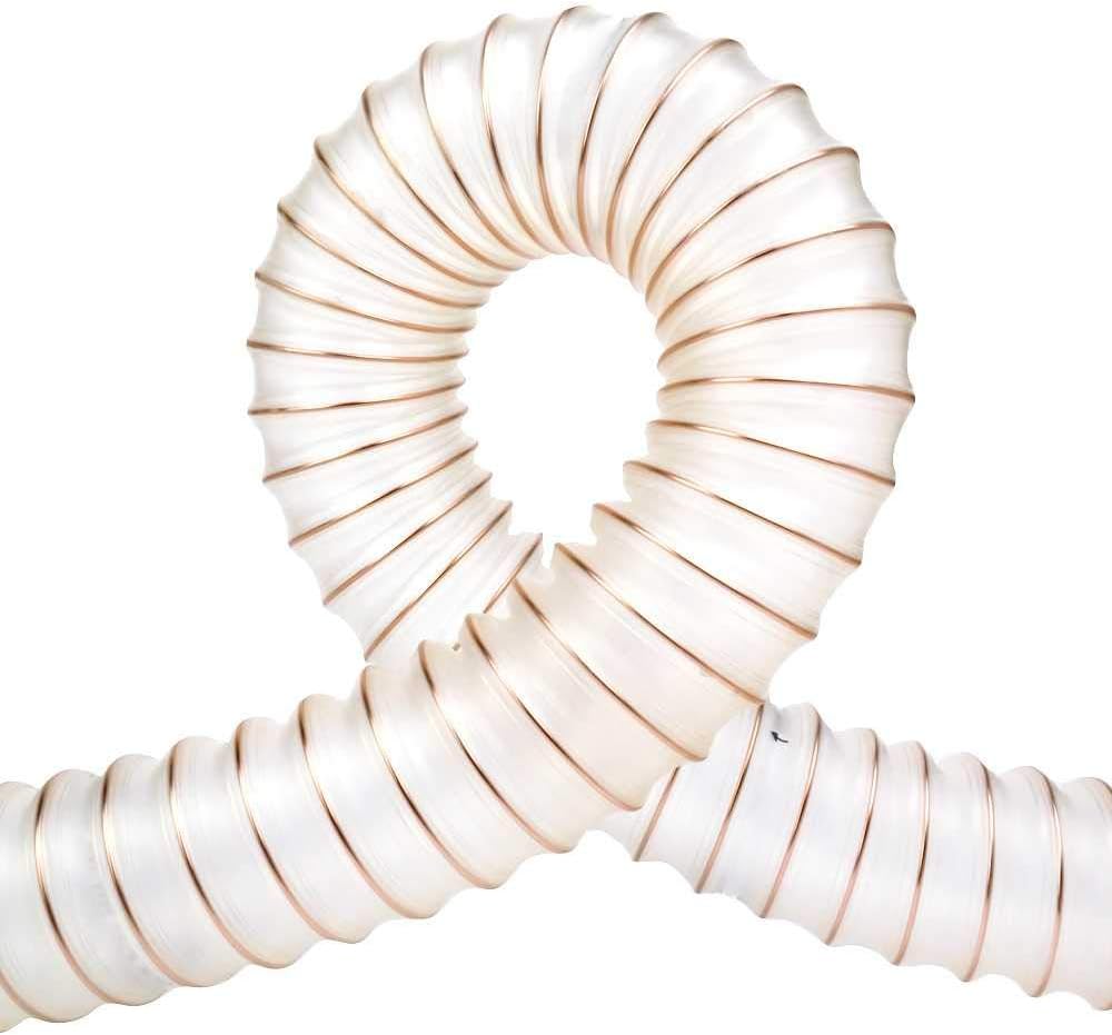 PURTON-L 60mm, Meterware - Leichter Absaugschlauch für Absauganlage 0,6mm antistatisch + schwer entf