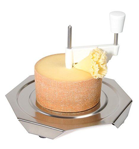 TETE DE MOINE KOMPLETT-Set Profi FLEUROLLE Edelstahl KÄSEHOBEL Choc O ROLLES/Roulette - SPÜLMASCHINE