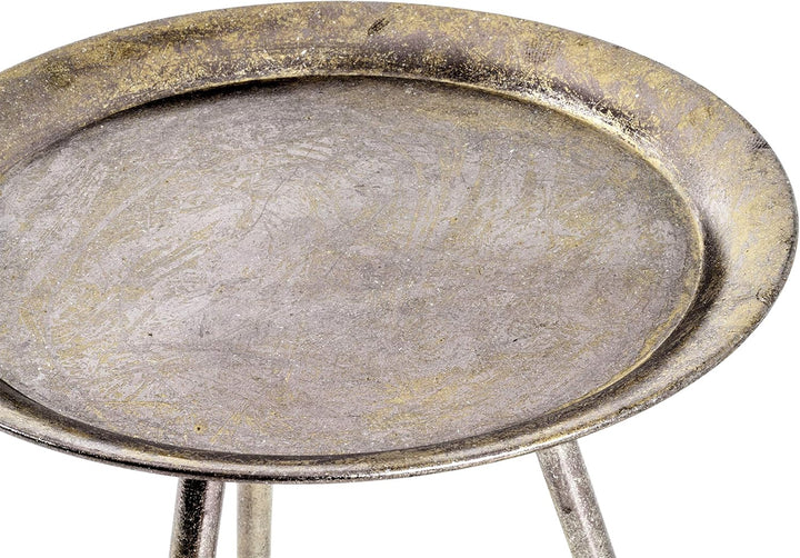 HAKU Möbel Beistelltisch, Metall, Bronze, Ø 44 x H 54 cm Ø 44 x H 54 cm Bronze, Ø 44 x H 54 cm Bronz