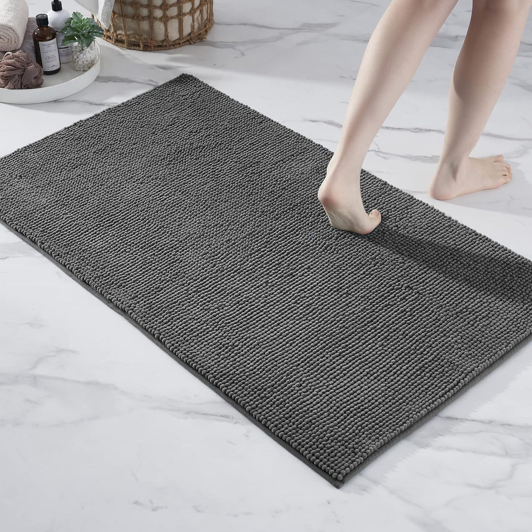 Decomira Badematte rutschfest | Als Badteppich Set kombinierbar | Badezimmer-Teppich Bad-Vorleger wa