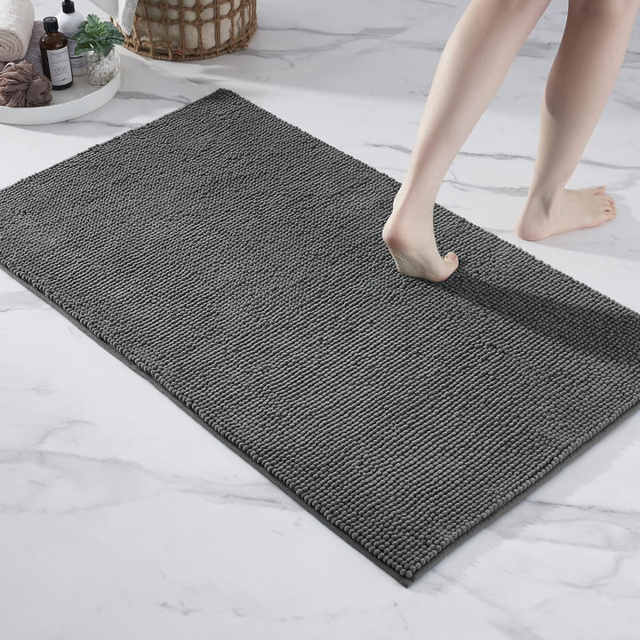 Decomira Badematte rutschfest | Als Badteppich Set kombinierbar | Badezimmer-Teppich Bad-Vorleger wa