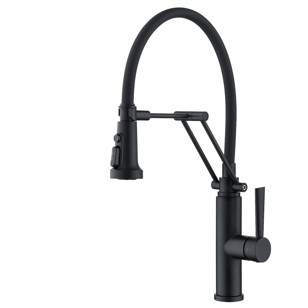 CREA Küchenarmatur mit 4 Wasserstrahlen abnehmbar, Einhebelmischer Armatur Wasserhahn für Küche Spül