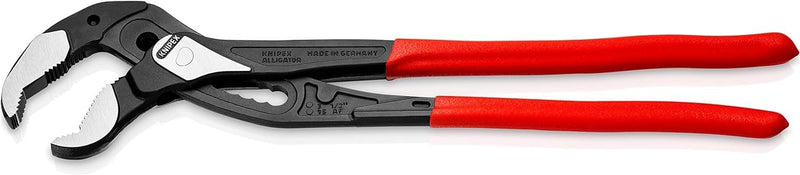 KNIPEX Alligator XL, Wasserpumpenzange | Rohrzange, sehr gross, Chrom-Vanadium, atramentiert, 400 mm