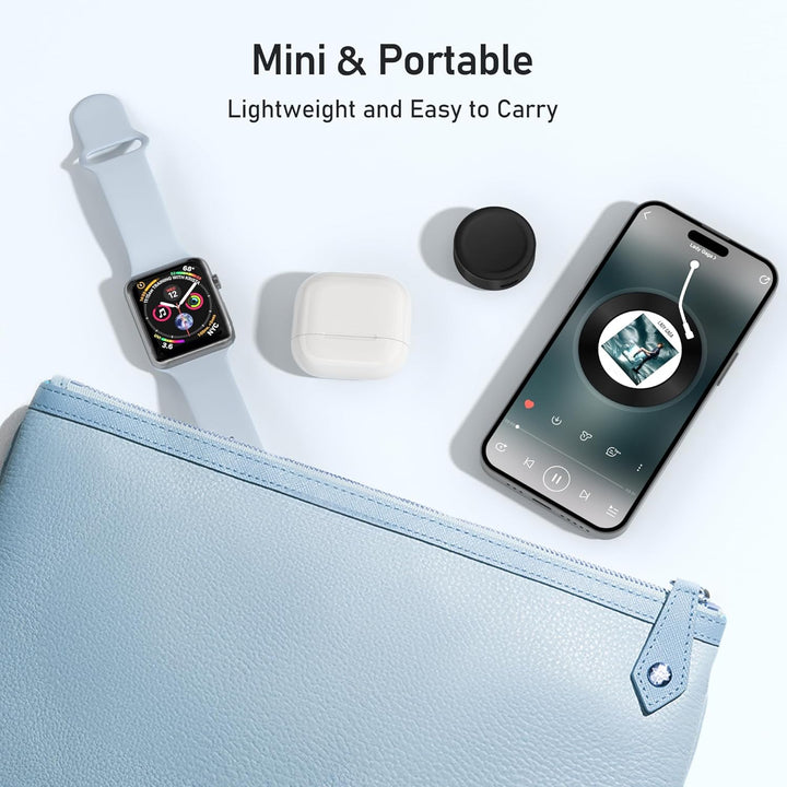 Elebase für Apple Watch Ultra 3 Ladegerät,Magnetisches Ladeadapter,Tragbarer Drahtloser iWatch Ladeg