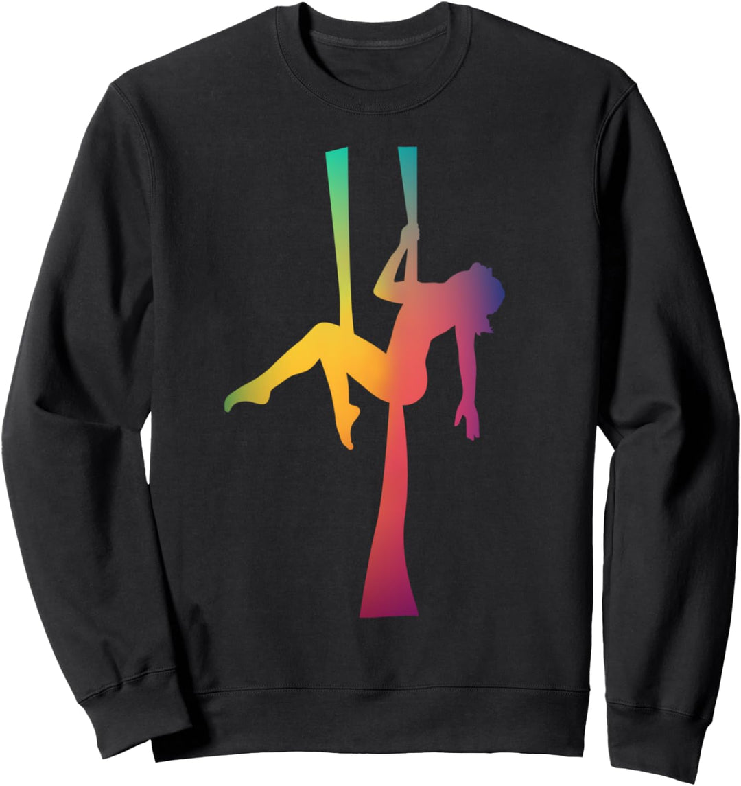 Aerialist Turnerin Tanz Akrobat Tänzerin Seidengeschenk Sweatshirt