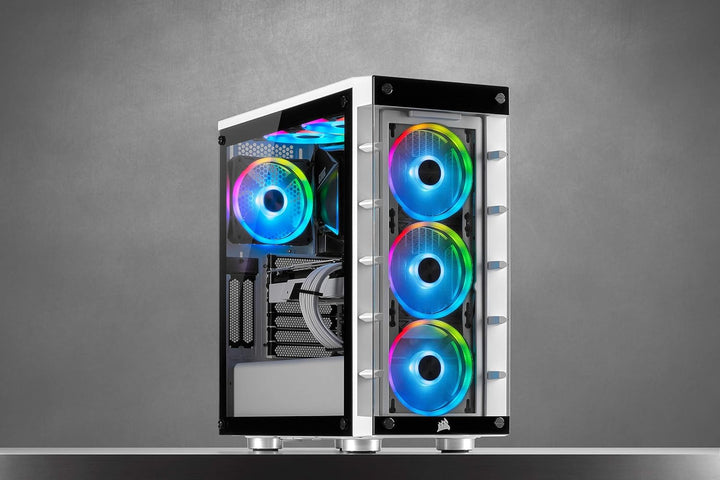 Corsair iCUE QL140 RGB, 140-mm-RGB-LED-PWM-Lüfter (68 Einzeln Ansteuerbare RGB-LEDs, Schwindigkeiten