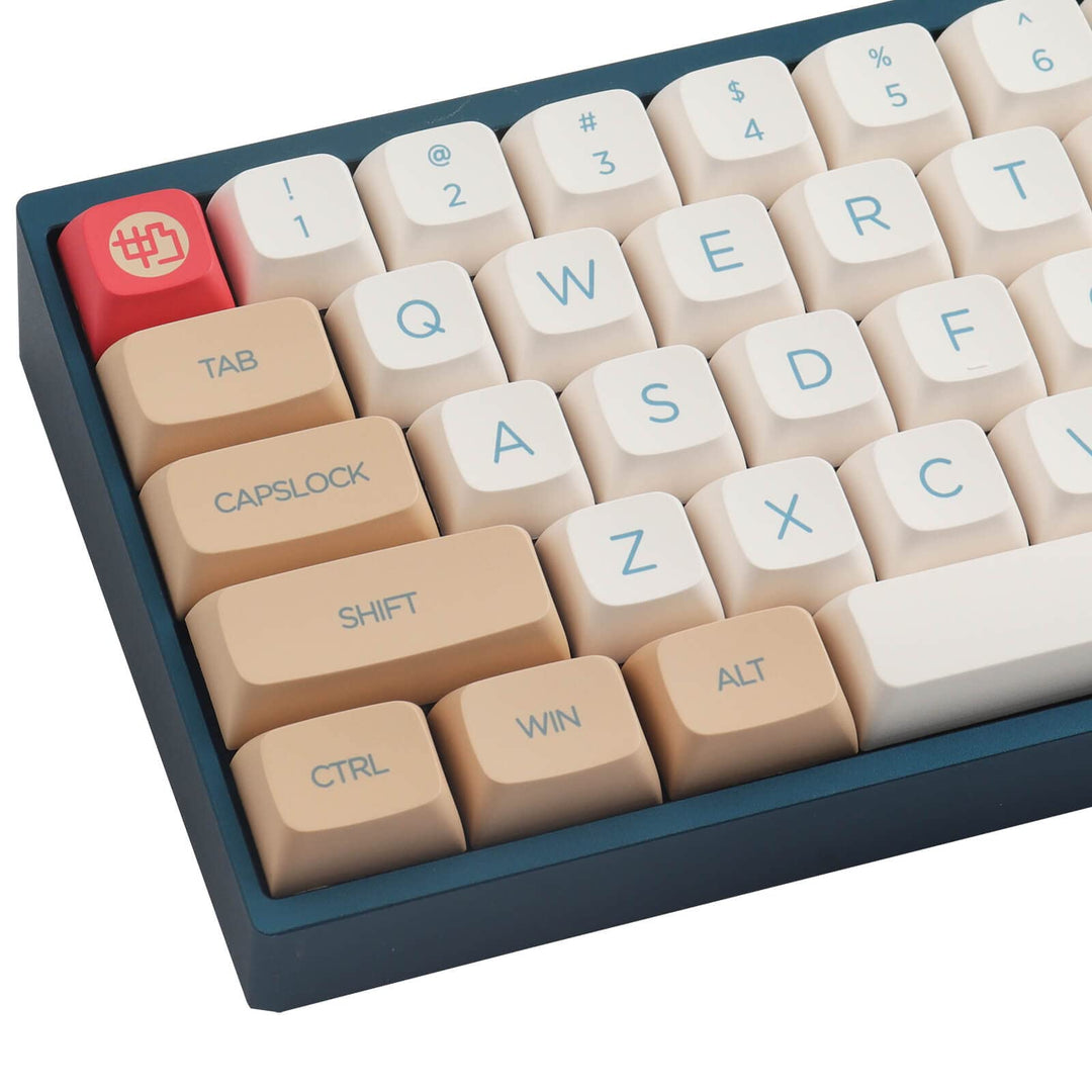 Keycaps PBT XDA Profil Keycaps 138 Tasten ANSI(US) Layout Keycaps Dye-Sublimation für Gateron Kailh