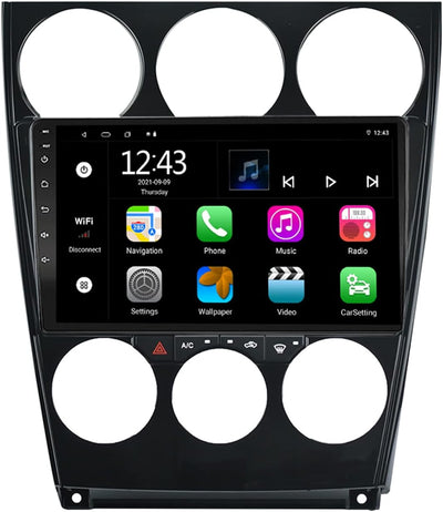 EZoneTronics Android 11 Autoradio Stereo für Mazda 6 Atenza 2002-2014 9 Zoll Touchscreen GPS Navigat